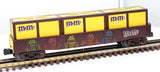 MTH Railking 30-72050 MARS - M&Ms Gondola Car w/Crates O SCALE Like New