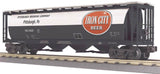 MTH Railking 30-75195 Pittsburgh Brewing Co. RailKing 4-Bay Cylindrical Hopper Car O SCALE Like New