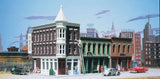 Walthers 933-3029 Merchant's Row II building Kit - 10 x 5" 25.4 x 12.7cm HO Scale Like New