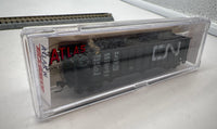 Atlas 40448A CANADIAN NATIONAL 90 Ton Hopper  Black/White kadee style couplers N  Scale Used Excellent