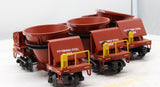MTH Premier 20-90041 Pittsburgh Slag Car Set O SCALE Like New