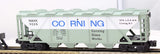 Lionel 6-9118 GE Rail Services 4-Bay Covered Hopper LCCA O Scale Used Damaged Box