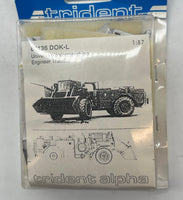 trident 80136 DOK-L Trident Alpha 80136 Engineer Tractor Kit 1/87 HO SCALE NEW