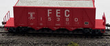 Walthers 932-7053 FLORIDA EAST COAST 40' Ortner Aggregate Car Mainline #15380 HO Scale Like New