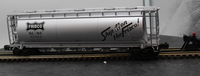 Atlas 6333-2 ATLAS ACF 6-BAY CYLINDRICAL HOPPER Frisco 81024 3 RL O SCALE Used Excellent