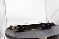 Lionel 6-9580 LIONEL ILLUMINATED BURLINGTON ALUMINUM PASSENGER CAR SILVER VIRANDA OBSERVATION CAR O SCALE Like New