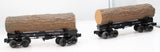 Lionel 1926590 NY & Penna Skeleton Log Car 2 Pack B Like New