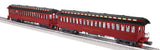 Lionel 2227090 Boston & Maine B&M Woodside Passenger Car Set 1 AND 2227100 Passenger Set 2 (Set of 4 cars) O Scale NEW