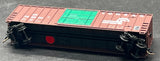 Roundhouse 8807 Conrail boxcar (brown w/ green door) N SCALE Like New