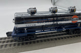 MTH Railking 30-73296 Gulf 3-Dome Tank Car O SCALE Like New