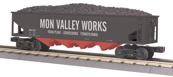 MTH Railking 30-75221 Mon Valley RailKing 4-Bay Hopper Car O SCALE NEW