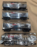 MTH Railking 30-1433-1 Coors Light Silver Bullet Train Set with Proto-Sound 2.0 O SCALE Used Excellent