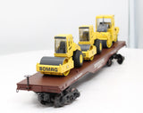 K-Line K693-1891 PRR Diecast Flatcar W/3 Diesel Rollers  O SCALE Like New