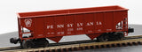 Weaver U1115 2 Bay coal Car Ribbed PRR O SCALE Like New Damaged Box