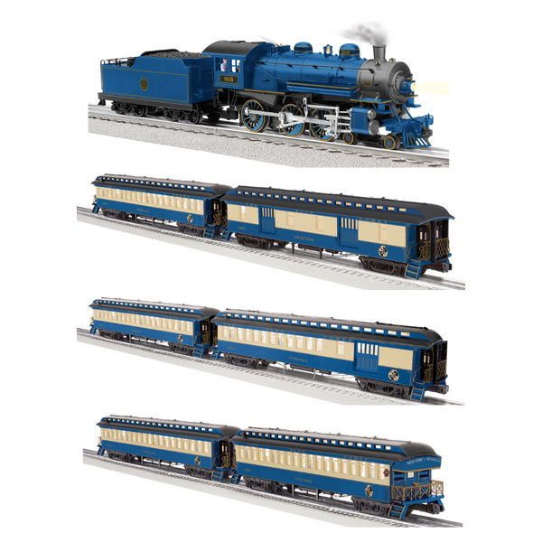 Lionel 2431950 Central New Jersey Blue Comet 4-6-0 #168 with 6 Woodside Passenger Cars Brady's Train Outlet Custom Run Preorder