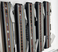MTH Premier 20-6581 Erie Lackawanna 5-Car 70' Streamlined Passenger Set Ribbed Sided O SCALE Like New