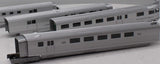 Con-Cor 001-008724 CHICAGO BURLINGTON & QUINCY Post WWII Pioneer Zephyr Diesel Train Set AND 0001-008723 4th Add On Car HO Scale Like New