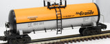 MTH Premier 20-9201 D & H Tank Car Heavy ABS Plastic Shell Sprung Die-Cast Trucks O SCALE Like New