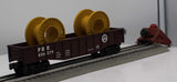 Lionel 6-26379 Pennsylvania PRR O27 Gondola w/Cable Reels O SCALE Like New