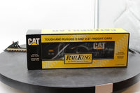 MTH Railking 30-74156 Caterpillar O SCALE RailKing Rounded Roof Box Car w/Generator NEW