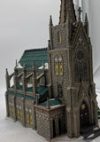 Department 56 56.59248SE Christmas in the City "Cathedral of St. Nicholas" Artist Signed Ceramic Building  Like New