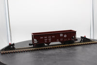Weaver 707077 PA. Railroad 2 vBay ribbed coal car O SCALE Like New