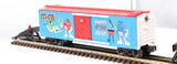 MTH Railking 30-74642 MARS - M&M's 4th of July Box Car w/Blinking LED O SCALE Like New limited