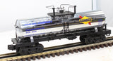 MTH Railking 30-7378 Sunoco Tank Car - Sunoco (Sun Oil - Chrome) O SCALE Like New