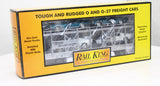 MTH Railking 30-7666 Auto Transportation Auto Carrier Flat Car w/Ertlr 1967 Camaro SS and 1967 Shelby O SCALE Like New
