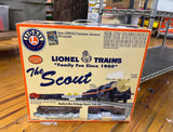 Lionel 6-30127 The Scout Ready-To-Run Freight Train Set (2-4-2 Scout #246X) O SCALE Like New Damaged Box