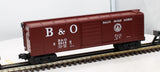 MTH 30-7429 BALTIMORE & OHIO Rounded Roof Box Car RailKing #385186 O Scale Like New