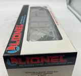 Lionel 6-16407 Boston & Maine B&M Covered Quad Hopper O SCALE Used Excellent