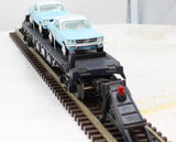 MTH 30-7617 Auto Transport w/Mustangs RailKing O Scale Like New