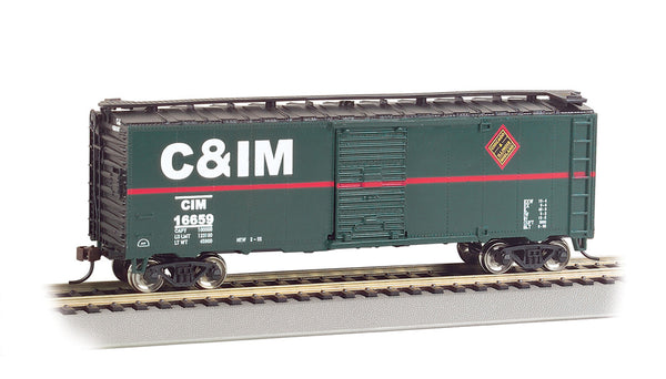 Bachmann 17025 Chicago and Illinois Midland 40' Box Car HO SCALE NEW