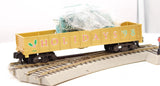 Gilbert 6-48335 Gondola American Flyer Christmas With Trees S Scale Like New