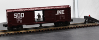 Lionel 6-9217 Soo Line Operating Boxcar O SCALE Used Excellent
