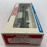 Walthers 931-601 Burlington Northern BN flatcar HO SCALE Like New