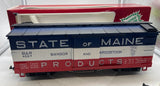 LGB 4067-K01 STATE OF MAINE BANGOR AROOSTOOK WOODSIDE BOXCAR G SCALE Like New