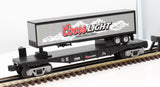 MTH Railking 30-76275 Coors Light RailKing Flat Car w/40' Trailer O SCALE NEW