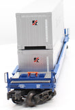 K-line K-7764 CSX Gunderson All-purpose Husky Stack O SCALE Like New