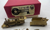 Key Imports C17-42 KEY RGS Rio Grande Southern C-17 2-8-0 Consolidation #42 - Unpainted Brass HOn3 Scale Used Damaged Box as is broken no returns