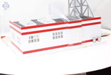 Lionel 6-24183 Lionelville Esso Gas Station O SCALE Like New
