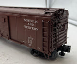 Lionel 6-84897 Norfolk & Western N&W brown Round Roof Boxcar #46340 O SCALE Like New