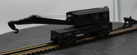 Lionel Postwar 6460  BUCYRUS ERIE CRANE CAR No. 6460 O SCALE Used Excellent Damaged Box
