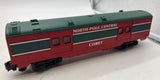 Lionel 6-25197 North Pole Central O27 Streamlined Baggage Car "Comet" Christmas O SCALE Like New- Window Needs Reattached