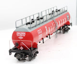MTH Premier 20-96064 Burlington 20K Gallon 4-Compartment Tank Car O SCALE Like New