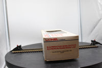 Lionel 6-9579 LIONEL ILLUMINATED BURLINGTON ALUMINUM PASSENGER CAR SILVER KETTLE VISTA DOME CAR O SCALE Used Excellent Damaged Box