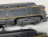 Lionel Postwar 2032 ERIE Alco Diesel AA Units O Scale Used Damaged Box As is