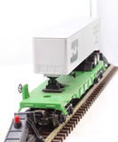 Lionel 6-16308 BURLINGTON NORTHERN Flatcar Mainline #298224 O Scale Used Damaged Box