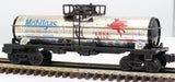 Lionel 6-9156 Mobilegas Plated Tank Car O SCALE Used